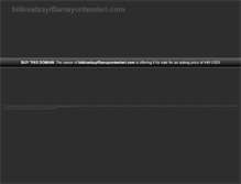 Tablet Screenshot of bitkiselzayiflamayontemleri.com